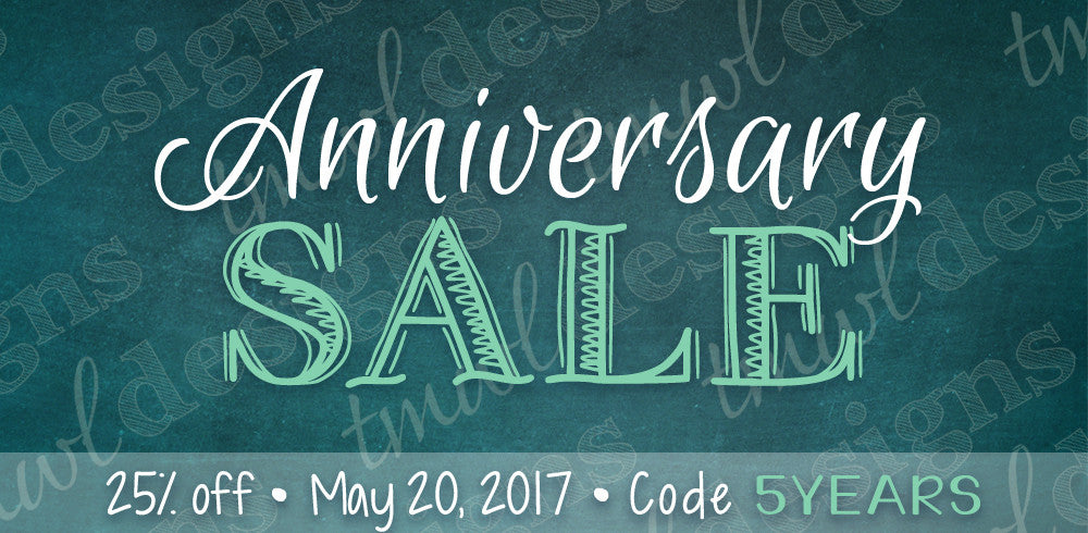 5 Year Anniversary Sale