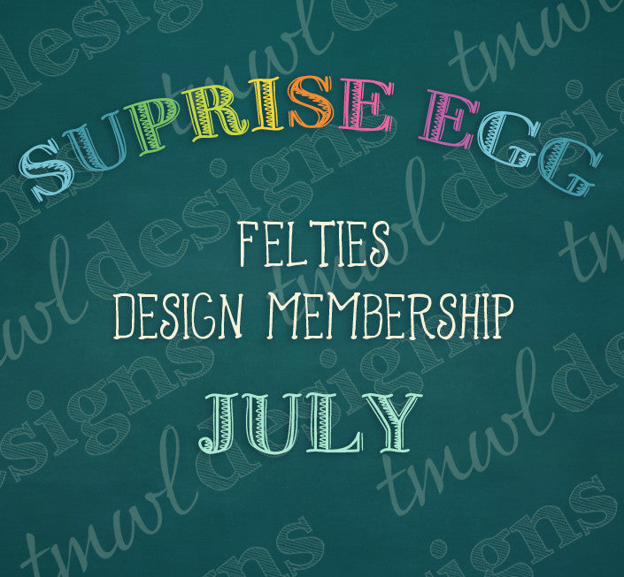Surprise Egg Design Memberships - July