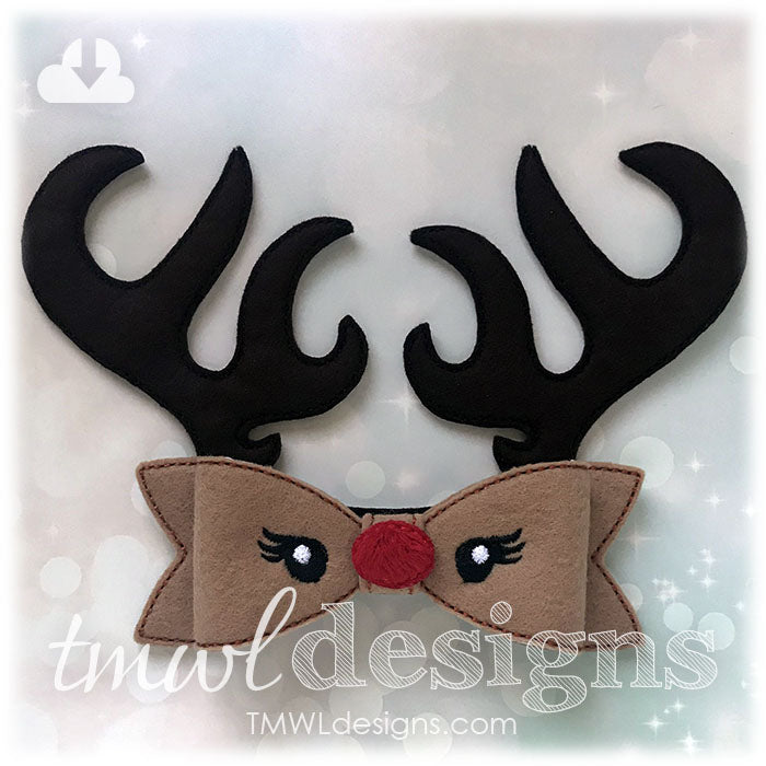 How To Make A Felt Reindeer Bow