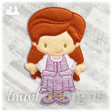 Amelie Felt Paper Doll