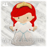 Andrina Felt Paper Doll