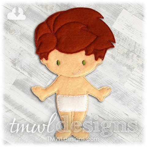 Ayden Felt Paper Doll