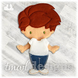 Ayden Felt Paper Doll