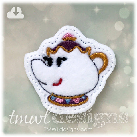 Enchanted Teapot Feltie