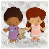 Sundress Felt Paper Doll Outfit