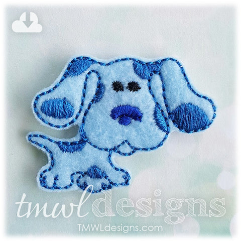 Navy Dog Feltie