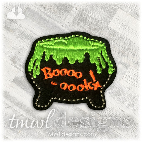Boooooook Cauldron Feltie