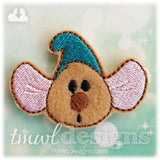 Cinderella Mouse B Head Feltie
