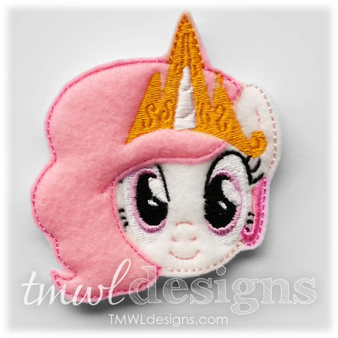 Celestial Pony Head Feltie