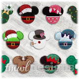 Mr Mouse Snowman Feltie