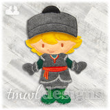 Cold Explorer Felt Paper Doll Outfit
