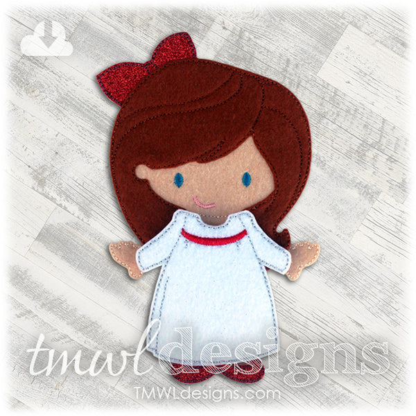 Clara Nutcracker Ballet Felt Paper Doll – TMWL Designs