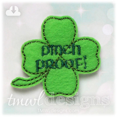 Pinch Proof Clover Feltie
