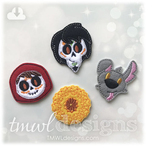 Dia De Los Muertos Feltie Set