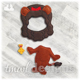Cowardly Lion Felt Paper Doll Outfit
