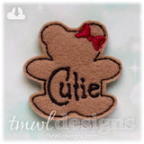 Cutie Bear Feltie