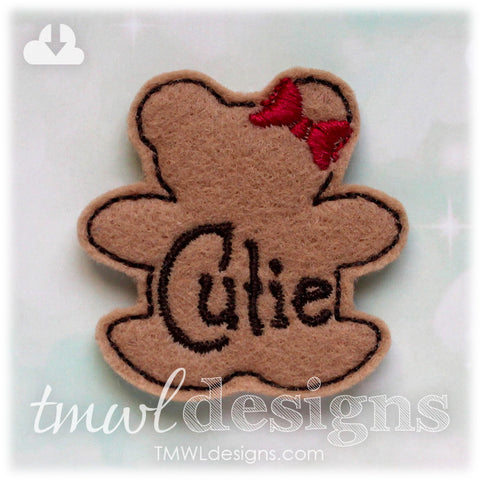 Cutie Bear Feltie