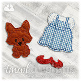 Dorothy Dress Felt Paper Doll Outfit