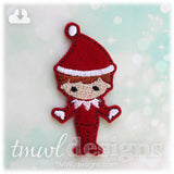 Shelved Scout Christmas Elf Feltie