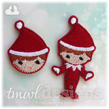 Emoji Scout Christmas Elf Feltie