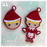 Emoji Scout Christmas Elf Feltie