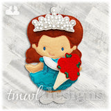 Flower Bouquet Felt Paper Doll Accessory