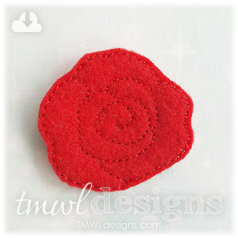 Emoji Rose Feltie