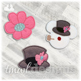 Mr Mouse Snowman Feltie