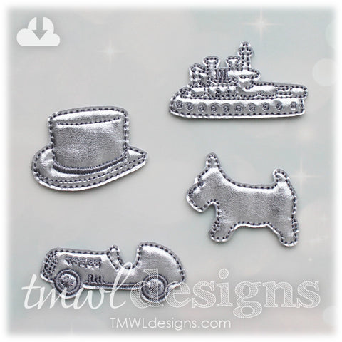 Classic Game Token Feltie Set