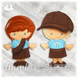 Girl Scouts Felt Paper Doll Outfits