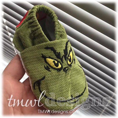 Christmas Grump Slippers - Infant & Toddler