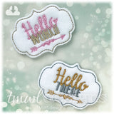 Family Phrases Feltie Set