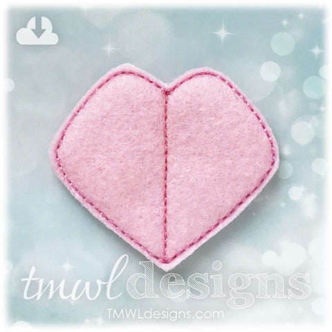 Fantasy Tournament Heart Badge Feltie