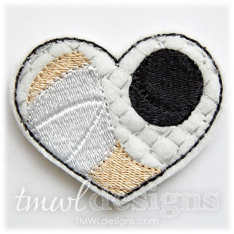 Hockey Heart Feltie