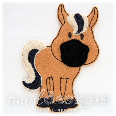Horse Felt Paper Doll Companion