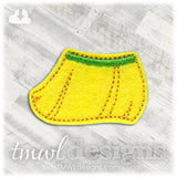 Hula Skirt Felt Paper Doll Outfits