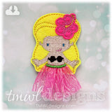 Hula Girl Top Feltie