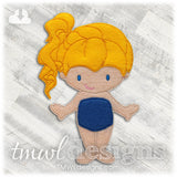 Iris Felt Paper Doll