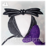 Christmas Nightmare Bat Bow Tie OS Feltie