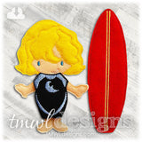 Wetsuit Felt Paper Doll Outfits