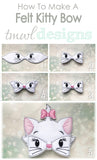 Felt Kitty Bow