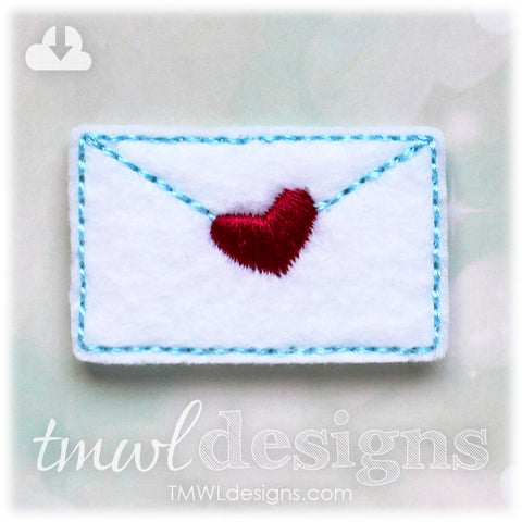 Love Letter Envelope Feltie