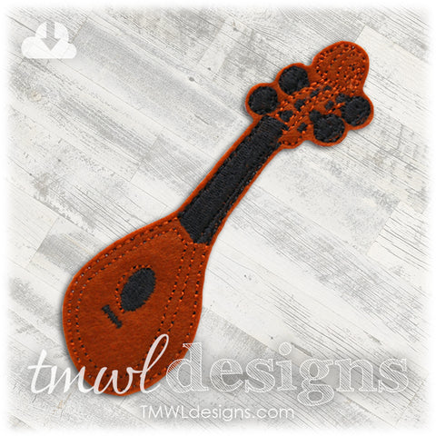 Mandolin Felt Paper Doll Accessory