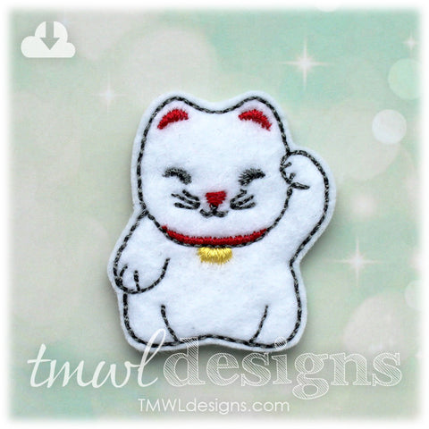 Maneki Neko Cat Feltie