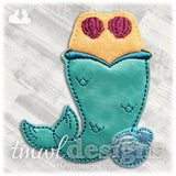 Mermaid Felt Paper Doll Outfit