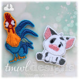 Hawaiian Princess Feltie Set