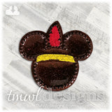 Mouse Head Indian Feltie