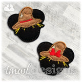 Mr. Mouse Scarecrow Feltie