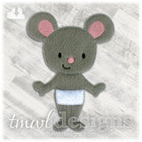 Mouse King Nutcracker Ballet Felt Paper Doll
