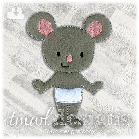 Mouse King Nutcracker Ballet Felt Paper Doll